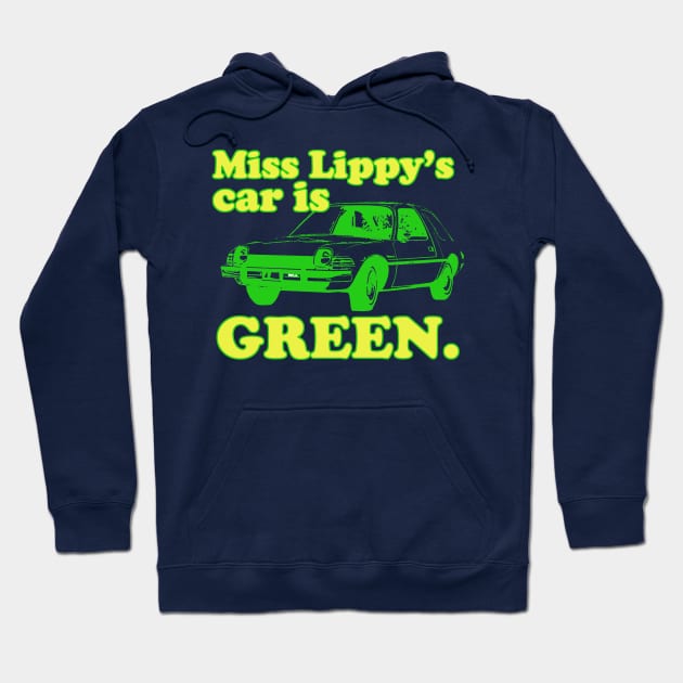 Miss Lippy's Car Hoodie by PopCultureShirts